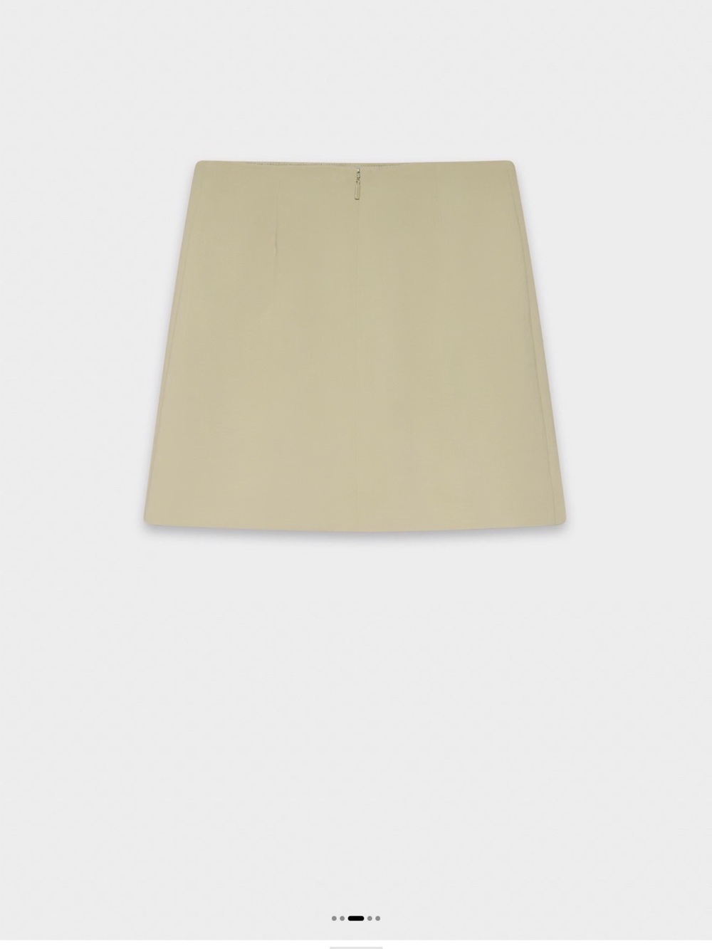 Aritzia Wilfred Crepette Mini Skirt – Martini Olive – Size 8 - Picture 11 of 12